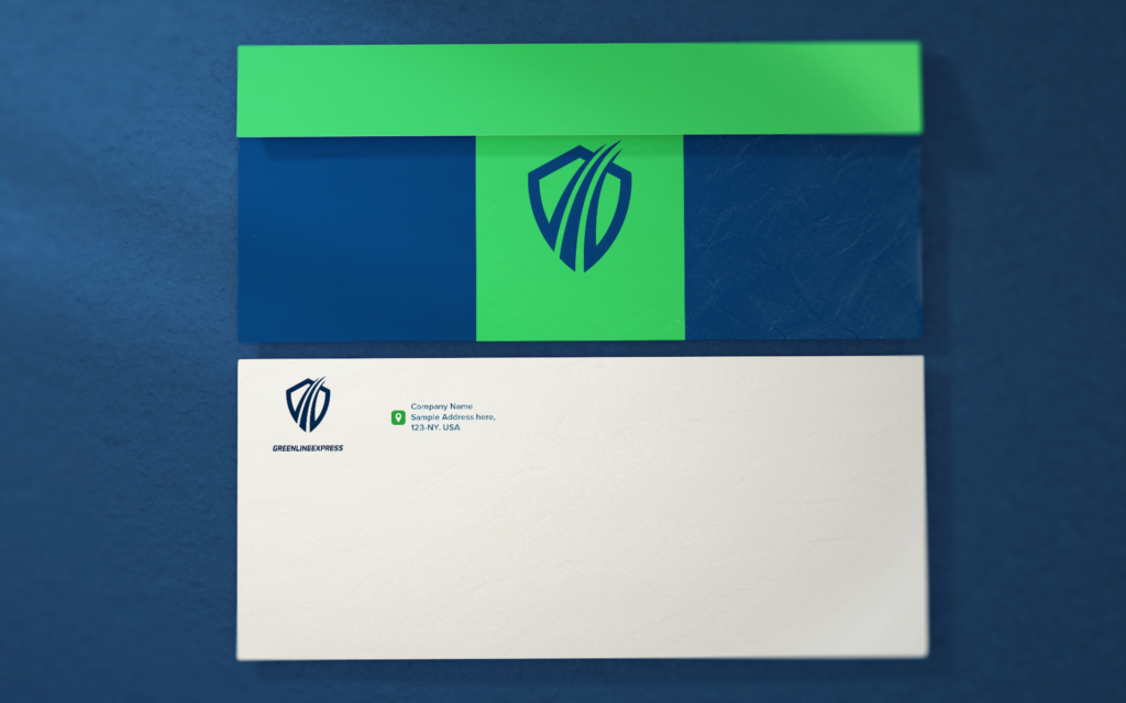 GreenLine Express Envelope Design - Fivenson Studios | Website Design ...
