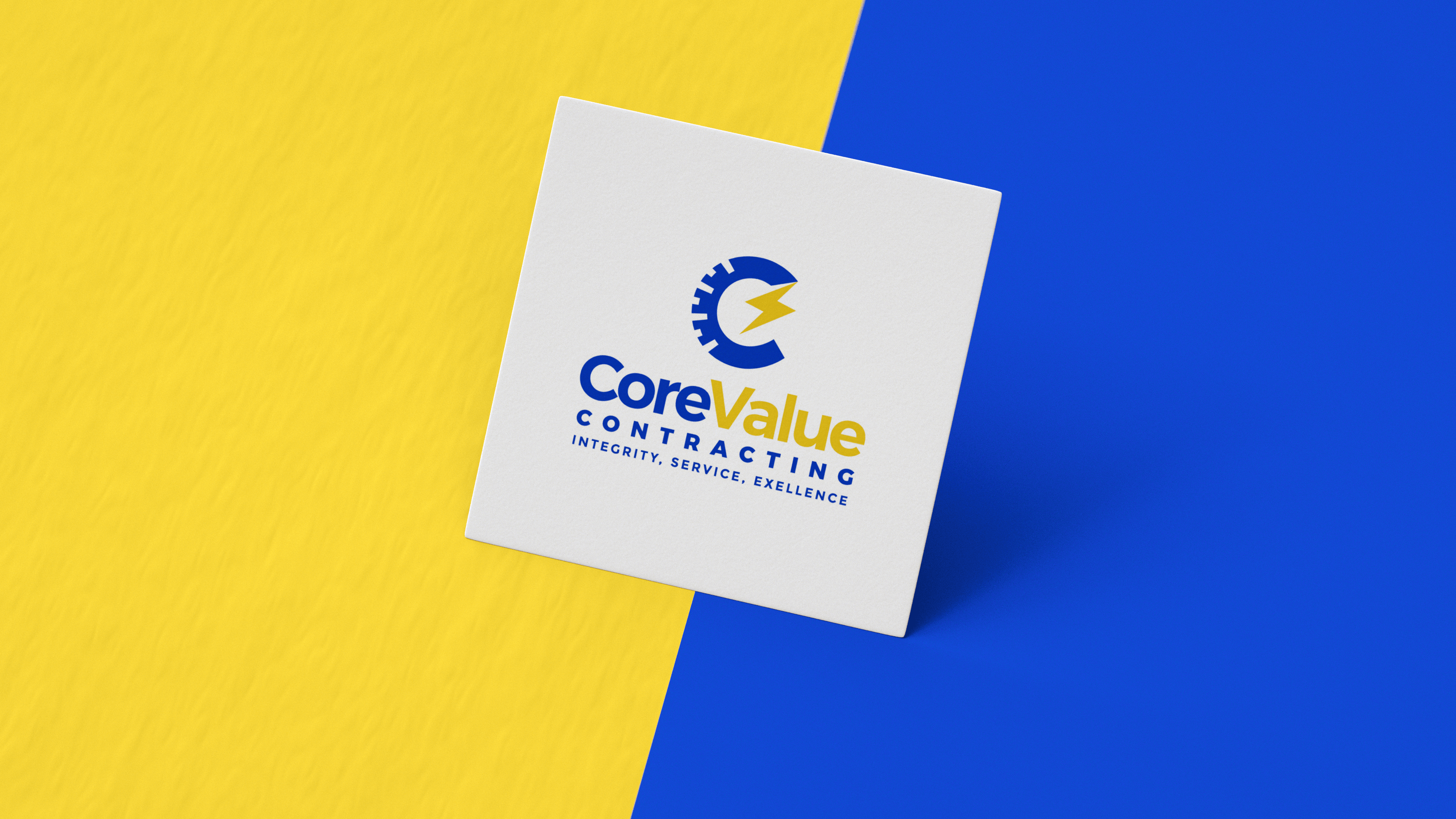 Core Value Contracting Logo Design