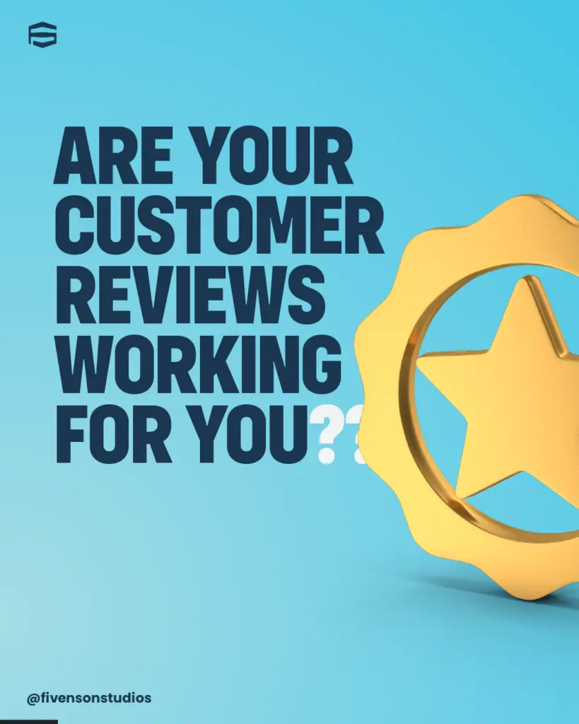 Discover how customer reviews can transform your business. This blog explores the pivotal role of feedback in enhancing your online presence and trust, offering strategic tips on leveraging reviews for growth. Dive into the art of managing reviews effectively with Fivenson Studios.