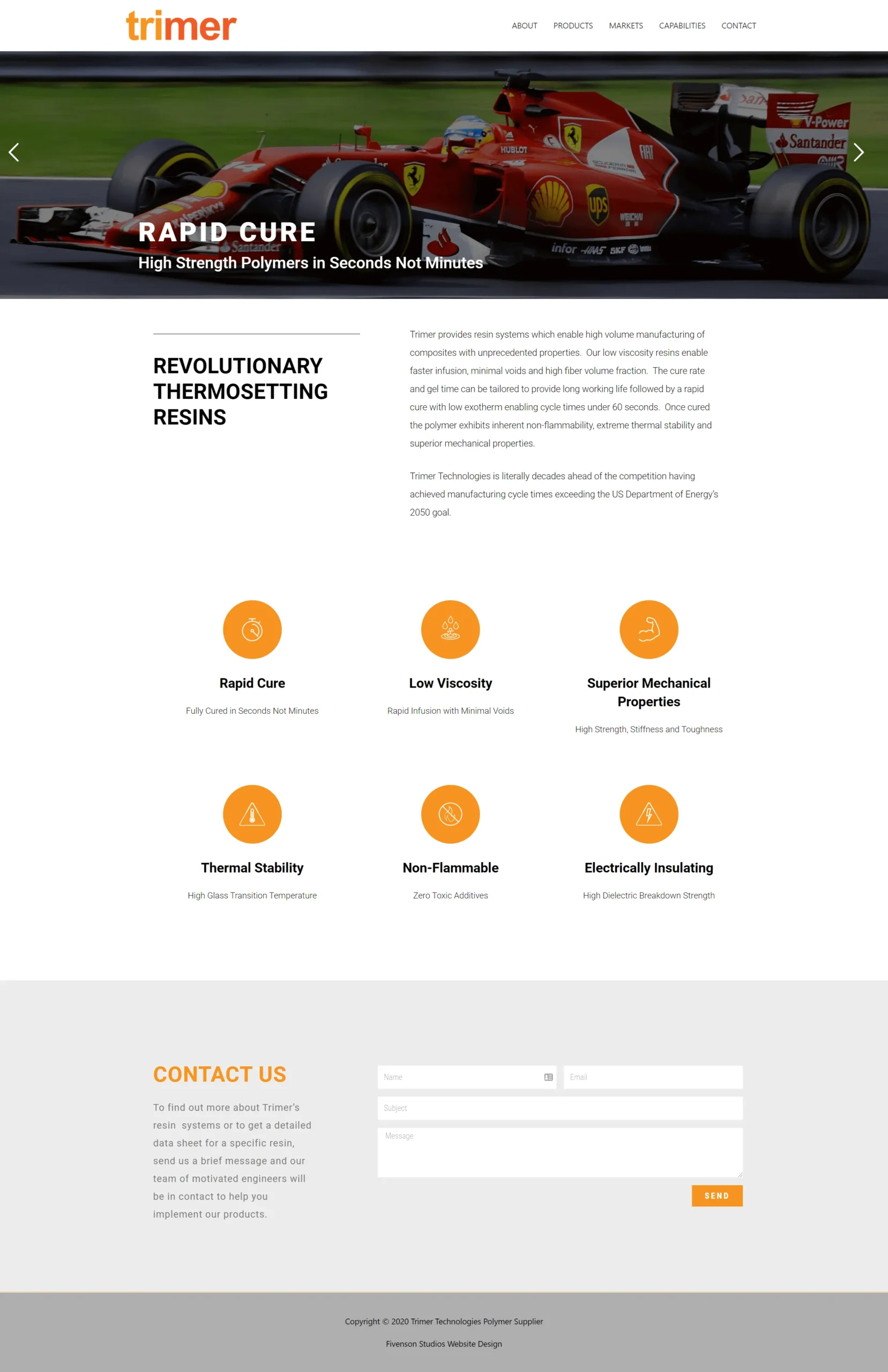 Trimer Technologies Web Design