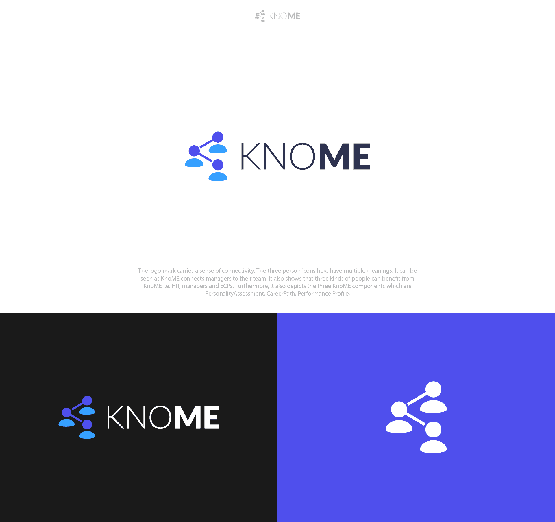 KnoME logo design by Fivenson Studios