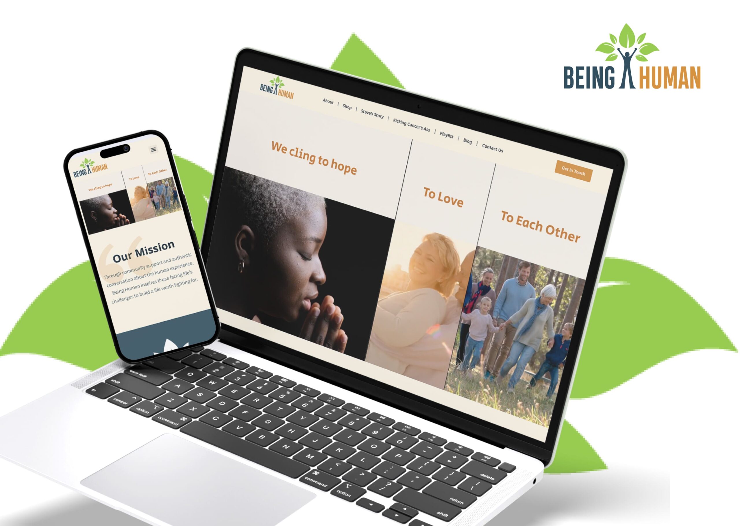 Being Human Web Design