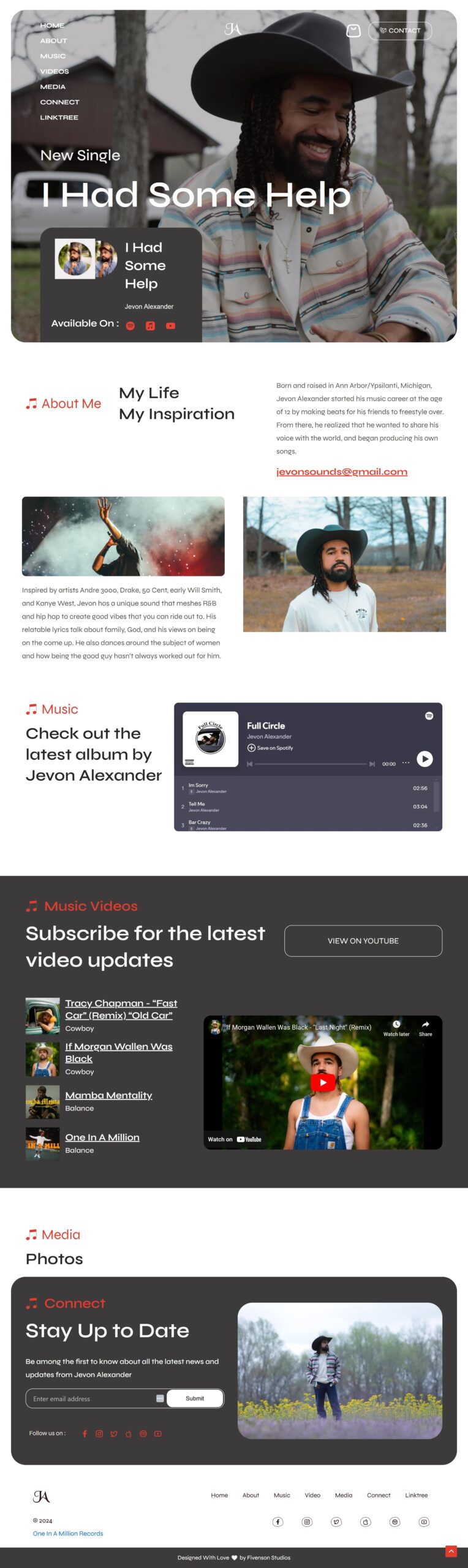 Jevon Alexander Web Design