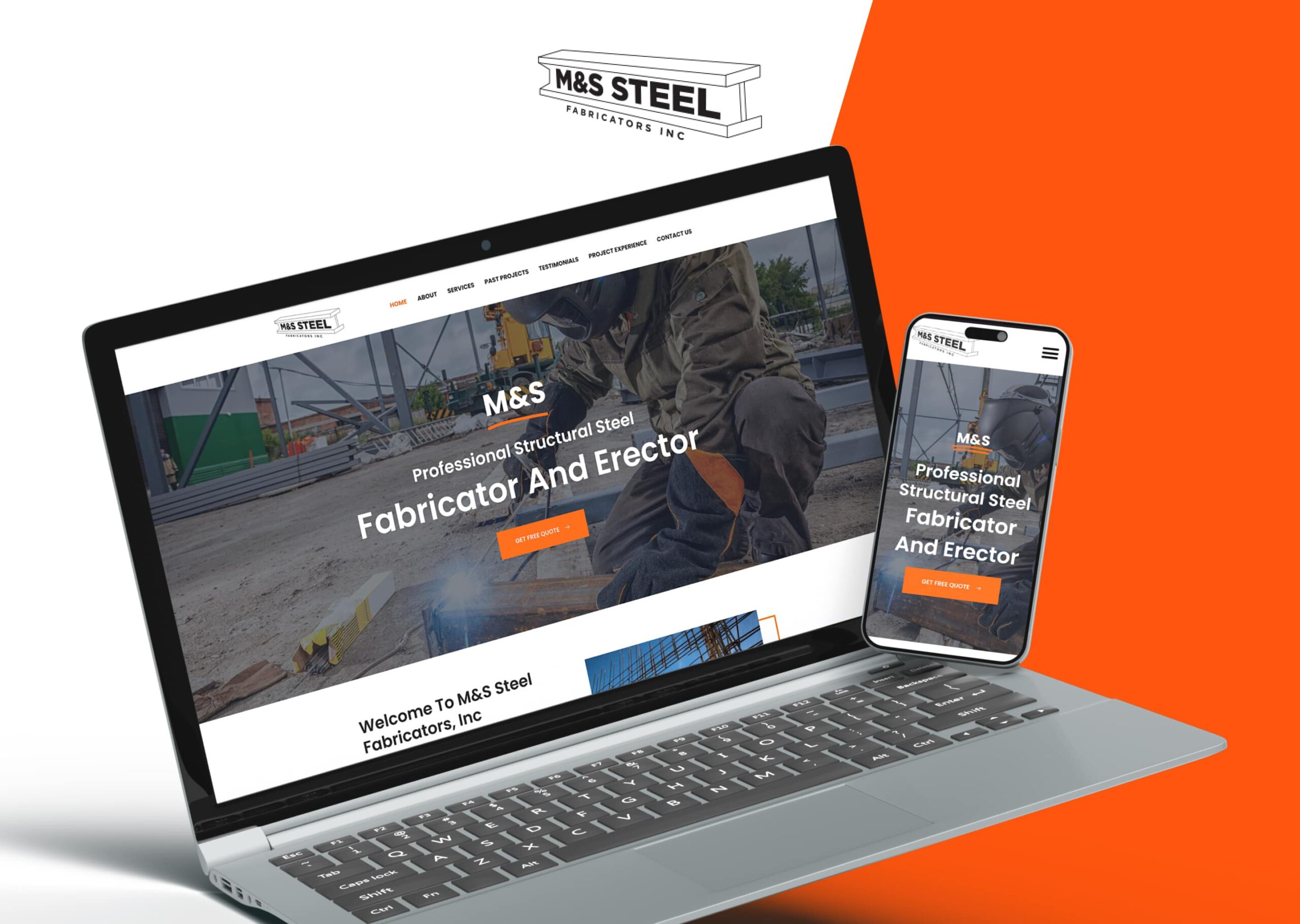 M&S Steel Fabrication  Web Design