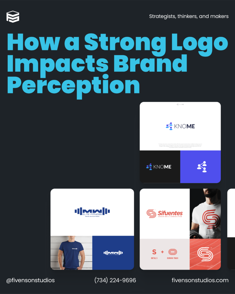 Strong logo copy by Fivenson Studios