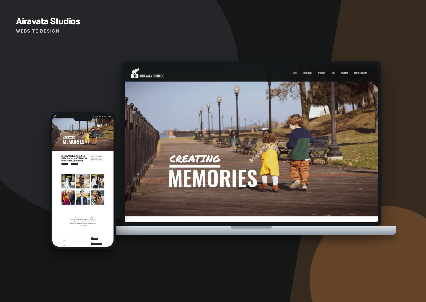 Airavata Studios Web Design