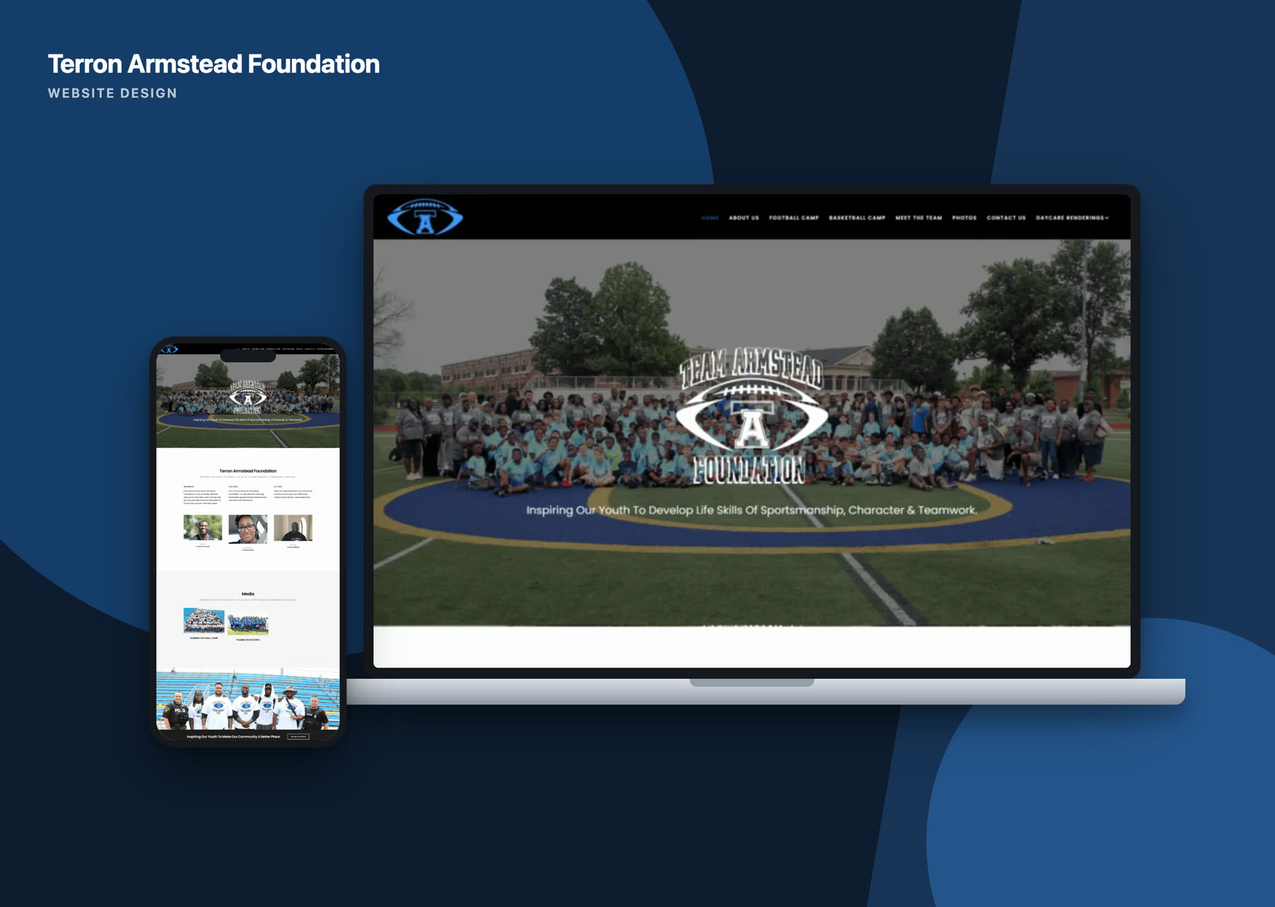 Terron Armstead Foundation Web Design